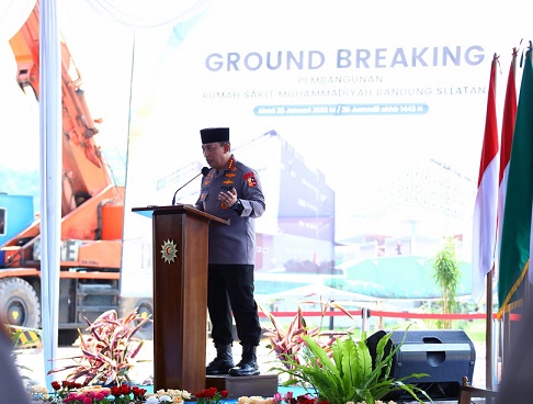 Ground Breaking RS Muhammadiyah, Kapolri Dukung Penuh Program Kesehatan dan Pendidikan Masyarakat