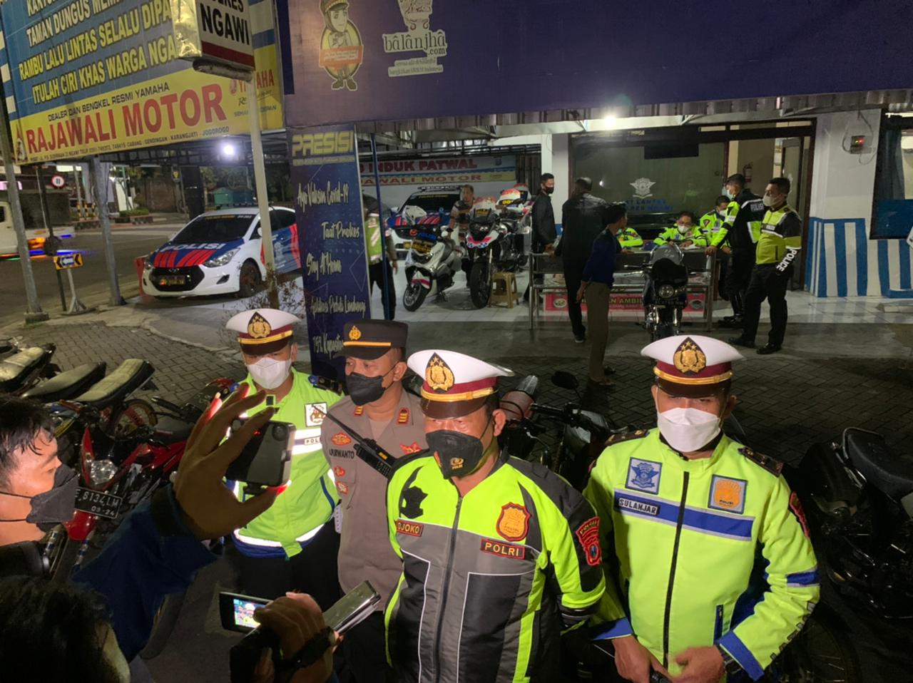 Gencarkan Operasi Bali, Polres Ngawi Amankan 17 Unit Sepeda Motor Berknalpot Brong