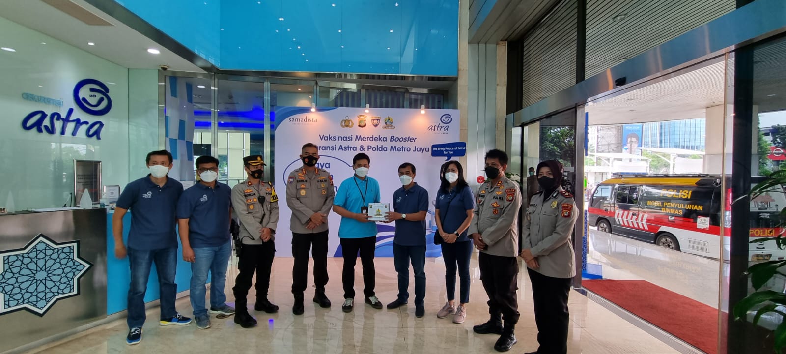 Direktorat Binmas Polda Metro Jaya Berkolaborasi Dengan PT Asuransi Astra Buana Gelar Percepatan Vak