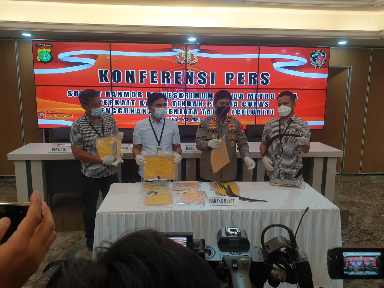 Kelompok Begal di Bekasi berhasil diungkap Subdit Ranmor Ditreskrimum Polda Metro Jaya  