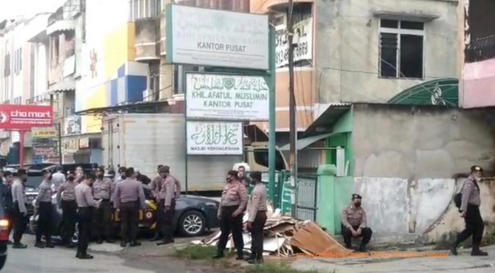 Pimpinan Khilafah Hasan Baraja Ditangkap di Lampung