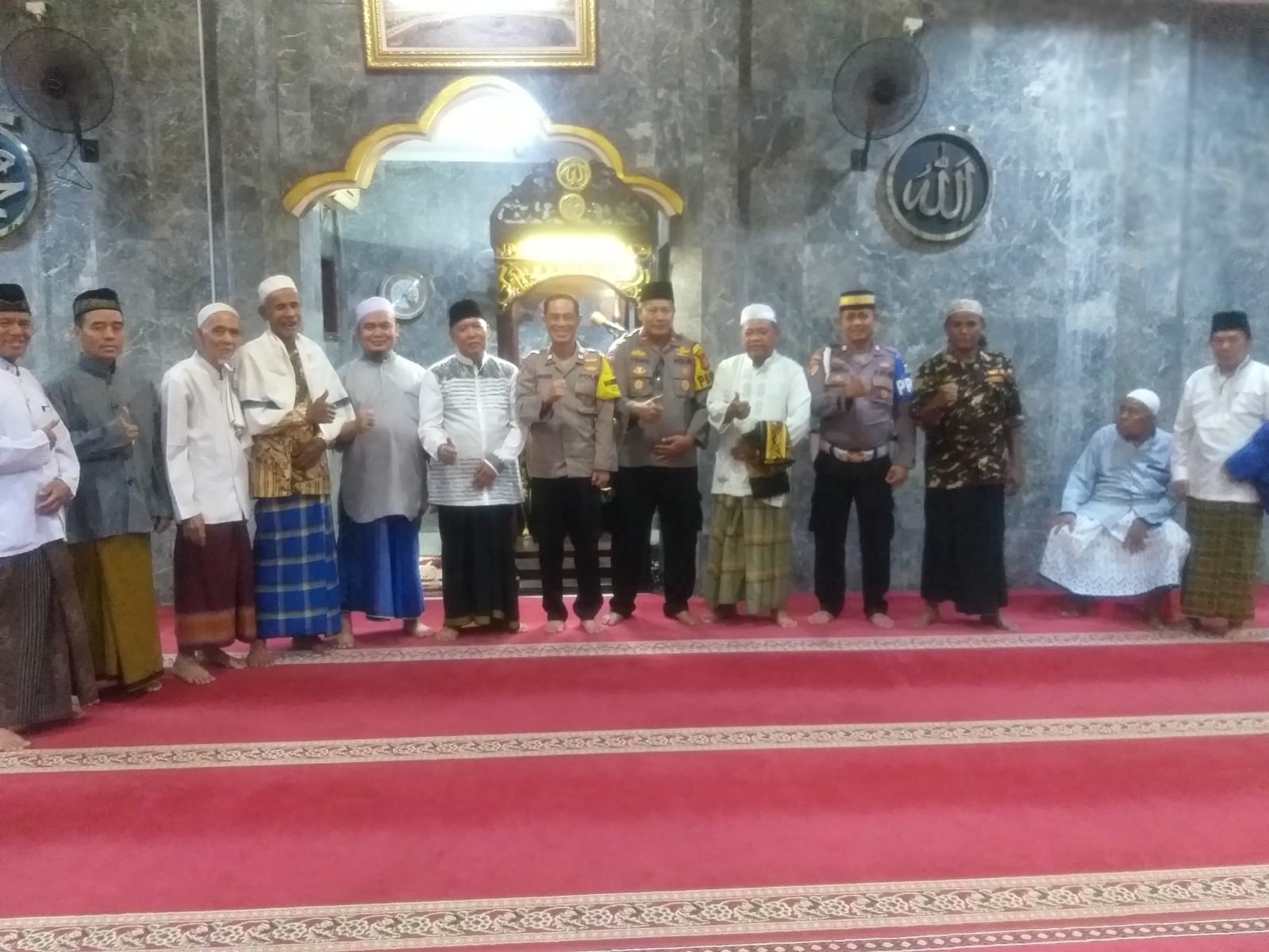 Gencarkan Giat Suling Dakmas, Polsek Kalideres Kunjungi Masjid Ar Rohmah