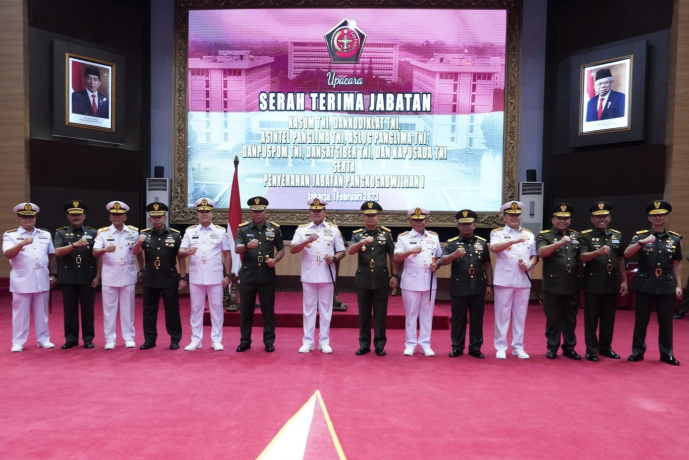 Panglima TNI Lantik Laksda TNI Irvansyah Jadi Pangkogabwilhan I Bersama 6 Pejabat Strategis