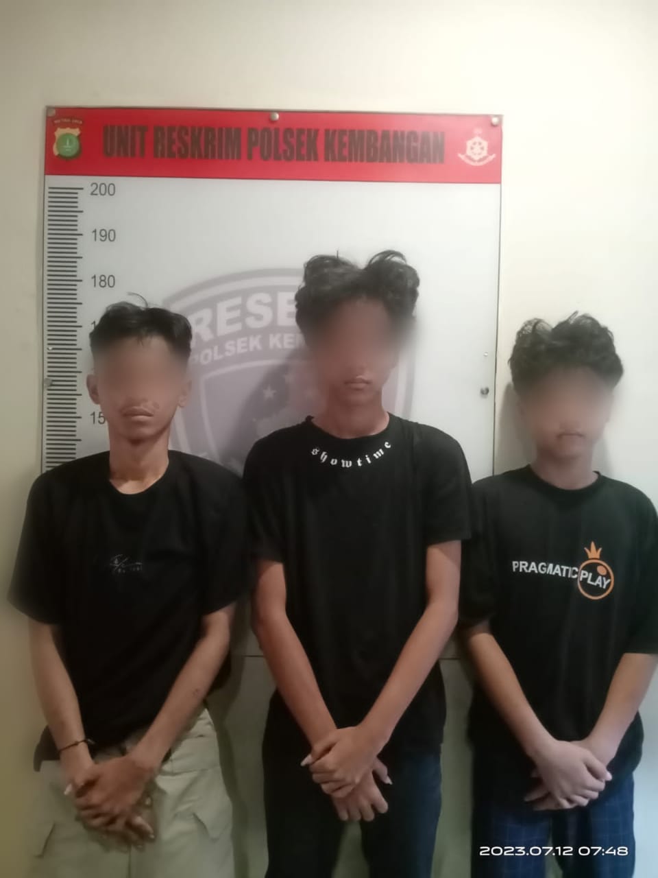 Polsek Kembangan Amankan 3 Remaja di Duga Hendak Tawuran