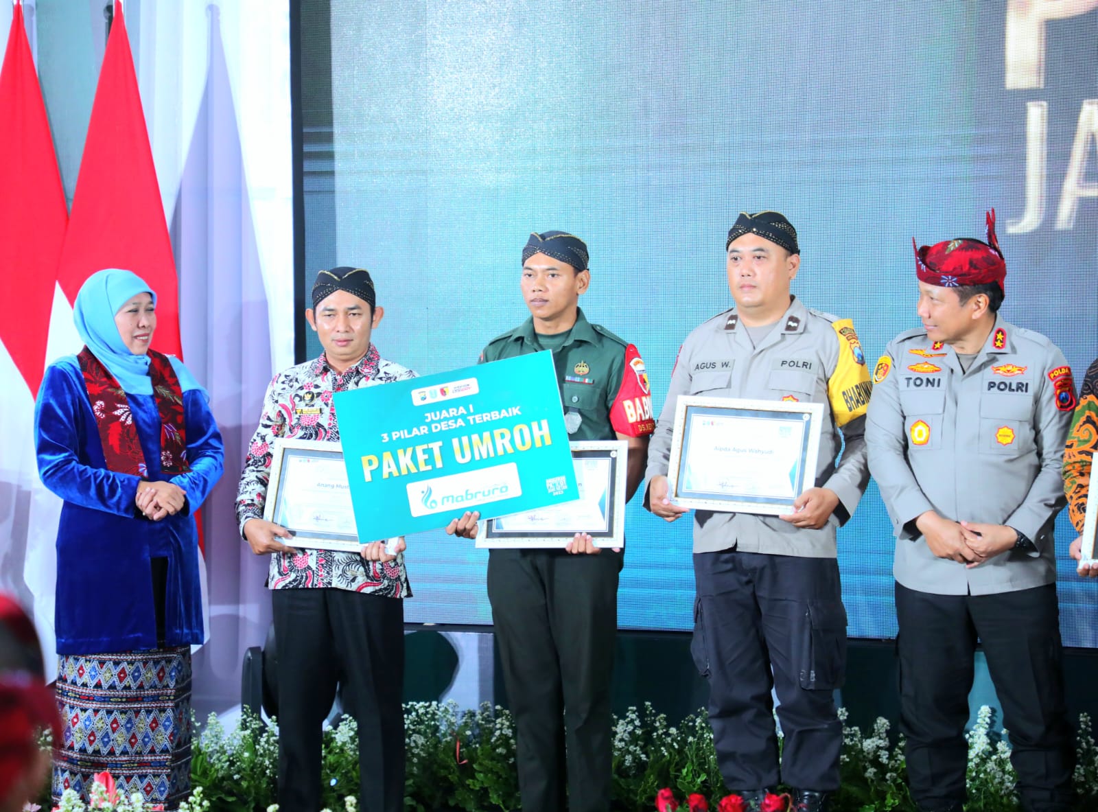 Tiga Pilar Desa Kendalbulur Raih Juara 1 Anugerah Patriot Jawi Wetan 2023