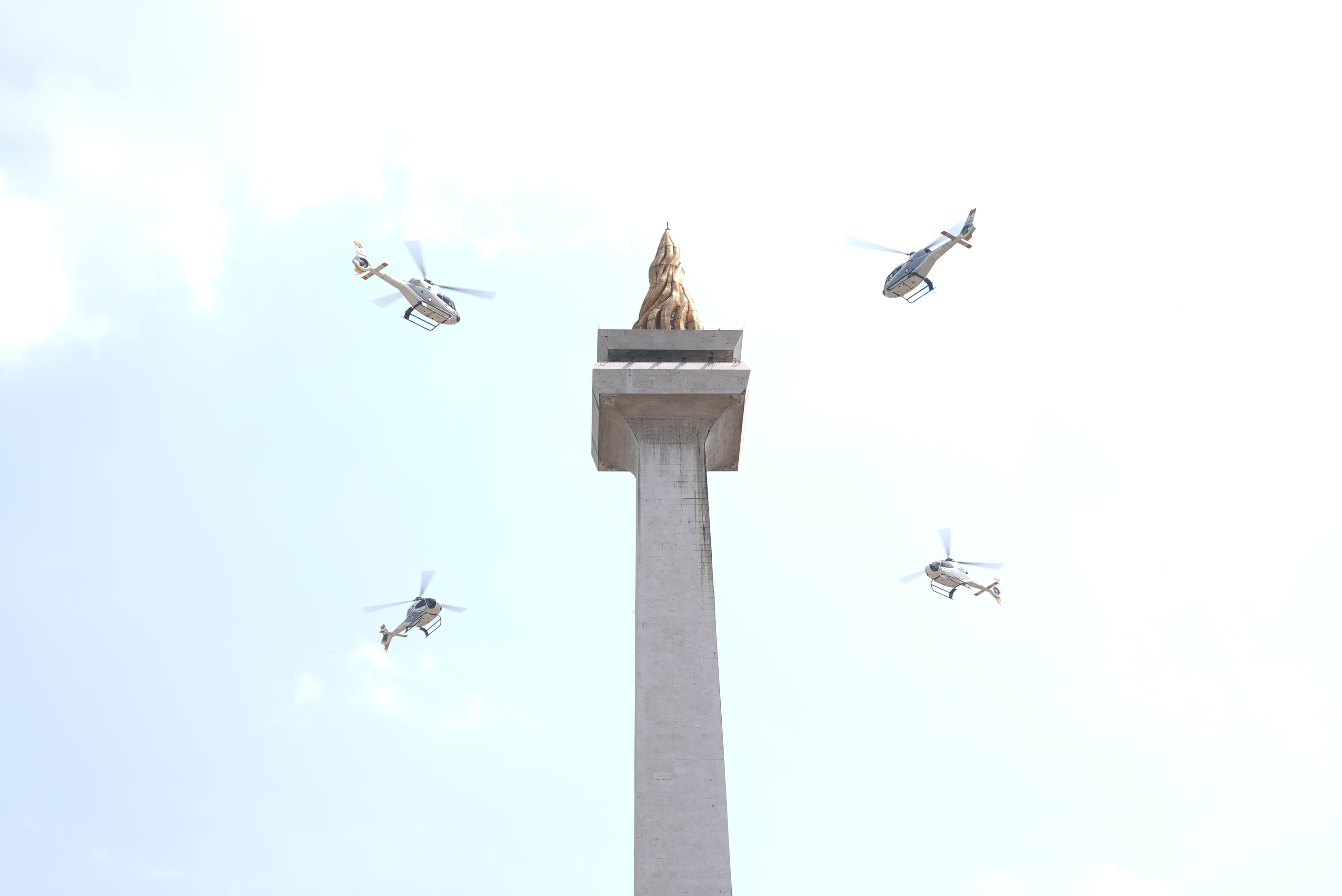 Gladi Parade dan Defile HUT ke-78 TNI di Monas