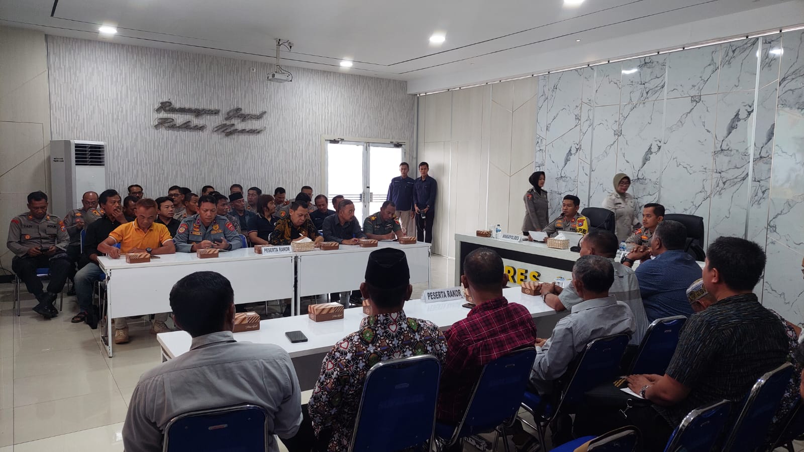 Giat Rakor Polres Ngawi Siap Amankan Pemilu 2024 