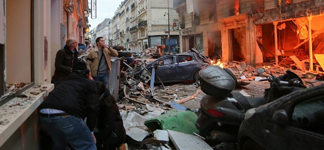  Gas di Toko Roti Paris Meledak, 4 Tewas 50 Orang Cedera