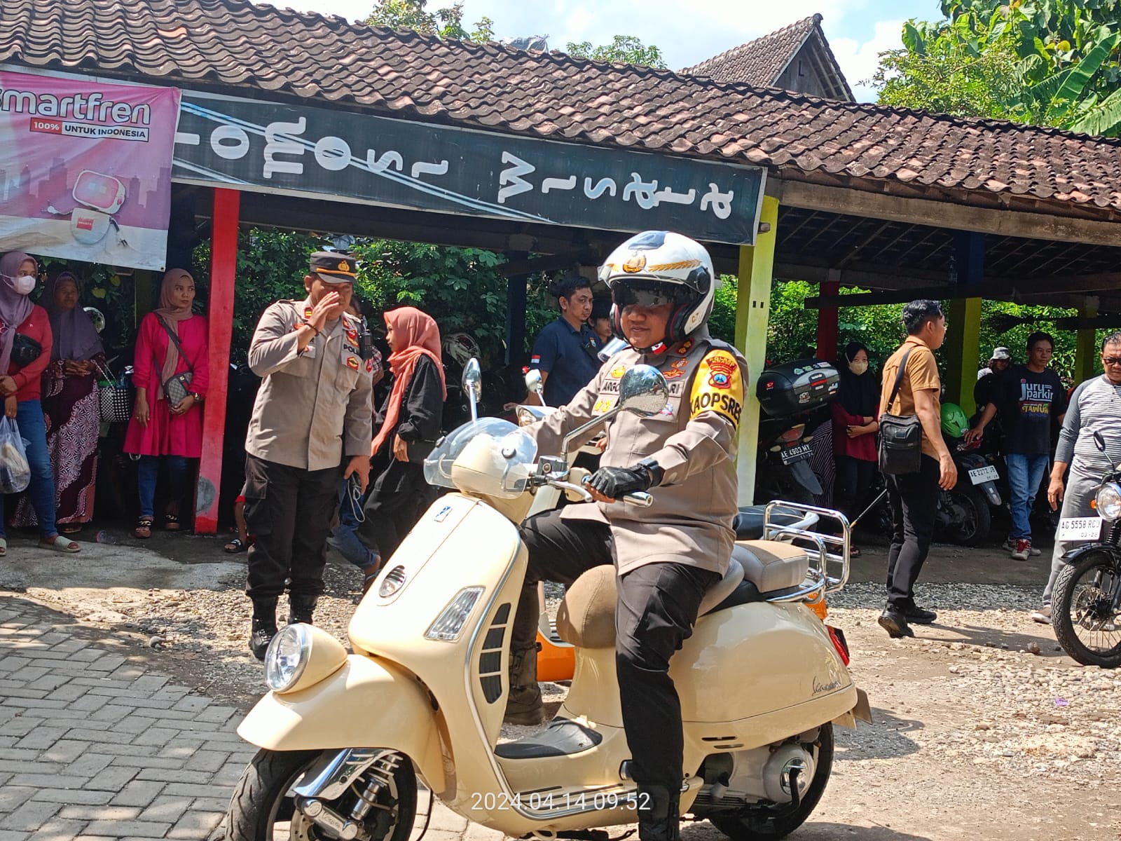 Keamanan Warga yang Berlibur, Kapolres Ngawi Patroli Tempat Wisata 