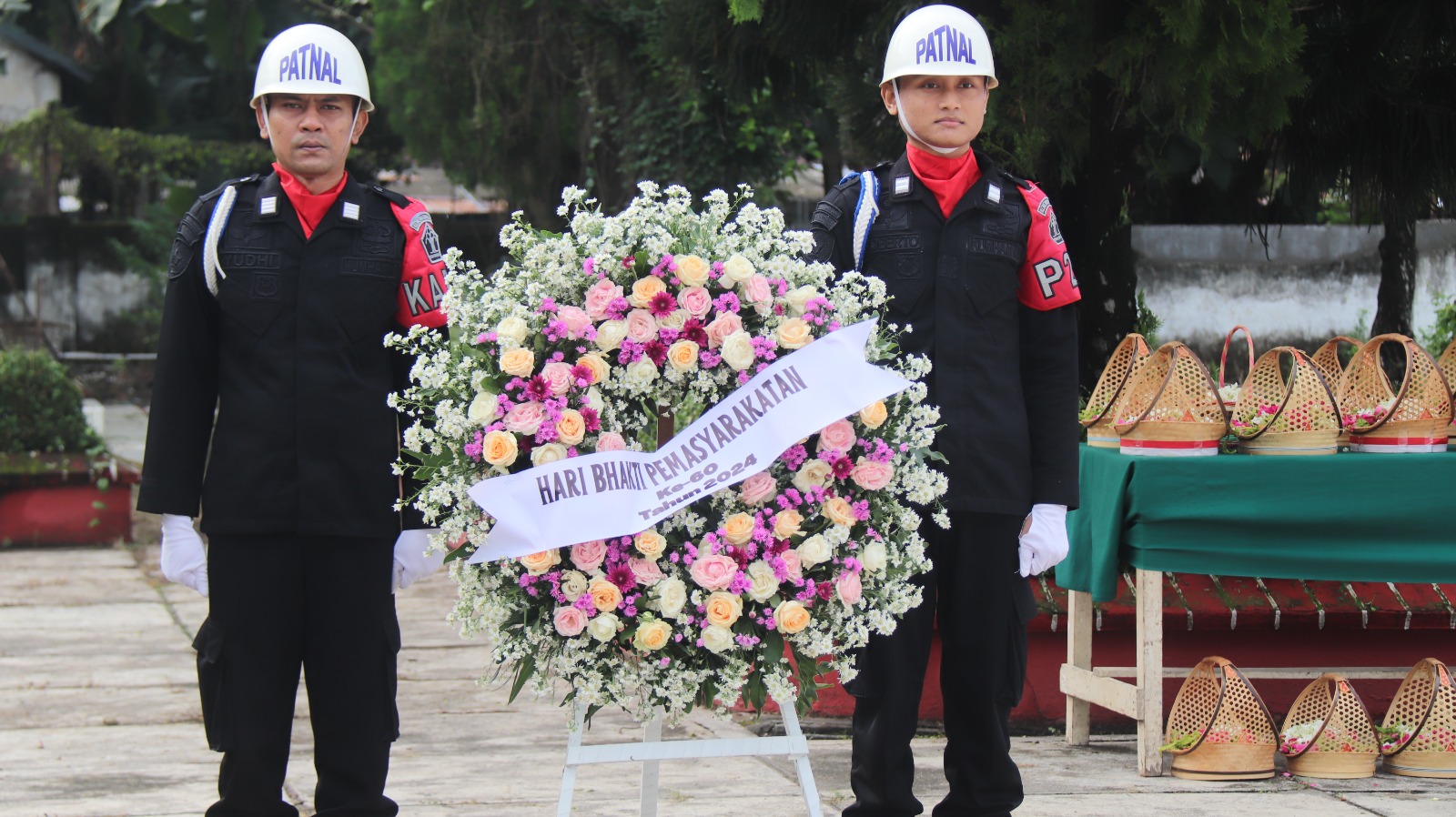Lapas Kediri Gelar Upacara Ziarah dan Tabur Bunga bersama