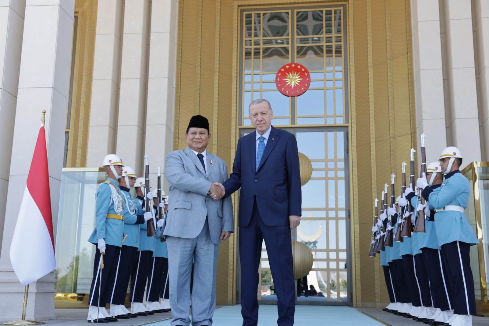 Menhan Bahas Kerja Sama Pertahanan RI - Turki dengan Erdogan 