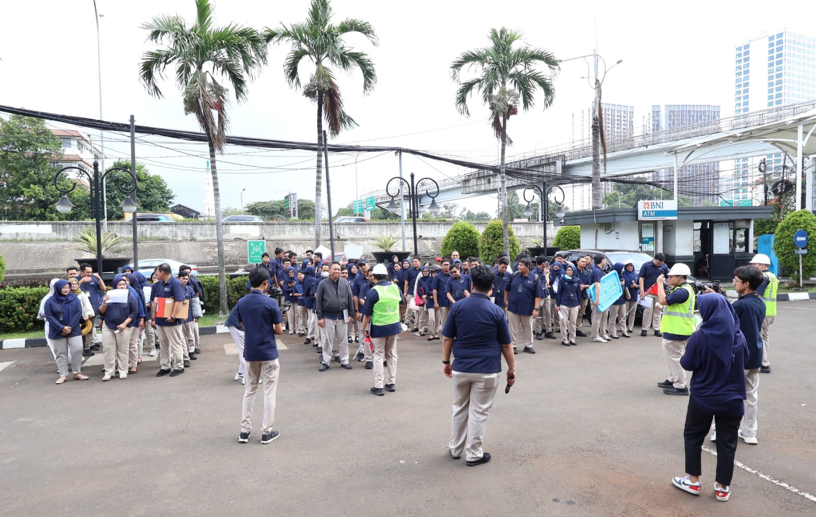 PT Jasaraharja Putera Gelar Simulasi BCMS: Antisipasi Bencana Gempa Bumi dan Kebakaran