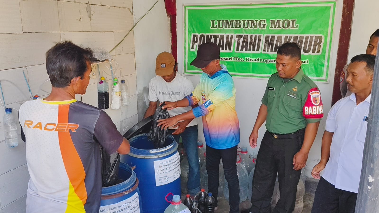 Babinsa Kwadungan Ikuti Pelatihan Teknologi Tepat Guna Pembuatan