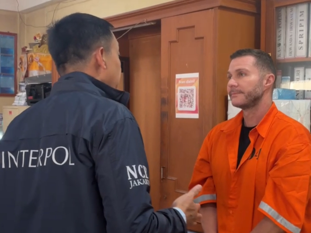 Buron Interpol Asal Inggris Steven Lyons Ditangkap di Bali
