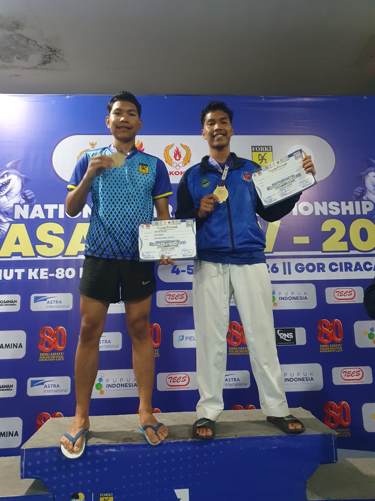 Garuda Gemilang Juara Umum Kejuaraan Karate KASAL Cup V 2026