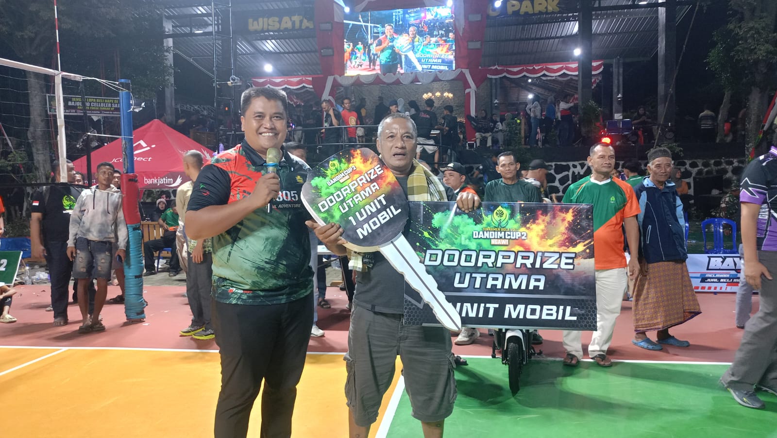 Grand Final Dandim Cup 2 Ngawi Meriah, Warga Kasreman Bawa Pulang Mobil