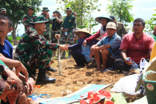 Dansatgas TMMD Kodim 0725/Sragen Apresiasi Kekompakan Satgas dan Warga Desa Puro