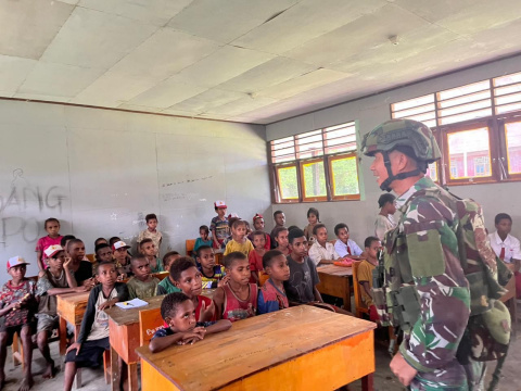 Program Papua Pintar, TNI Komitmen Dukung Pendidikan dan Bangun Karakter Generasi Muda