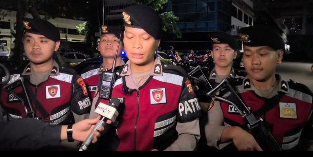 Jaga Keamanan Malam, Patroli Ditsamapta Polda Metro Sisir Jalur Sepi Jakbar-Jakpus