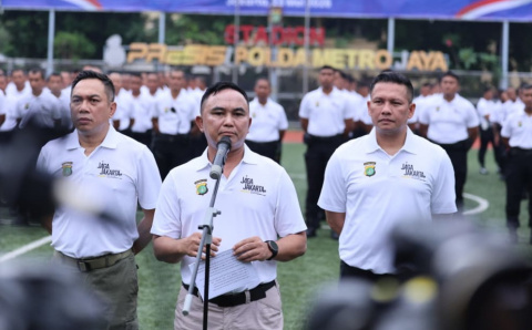 Wakapolda Metro Pimpin Apel Jaga Jakarta Bersih dan Asri Program Pilah Sampah 