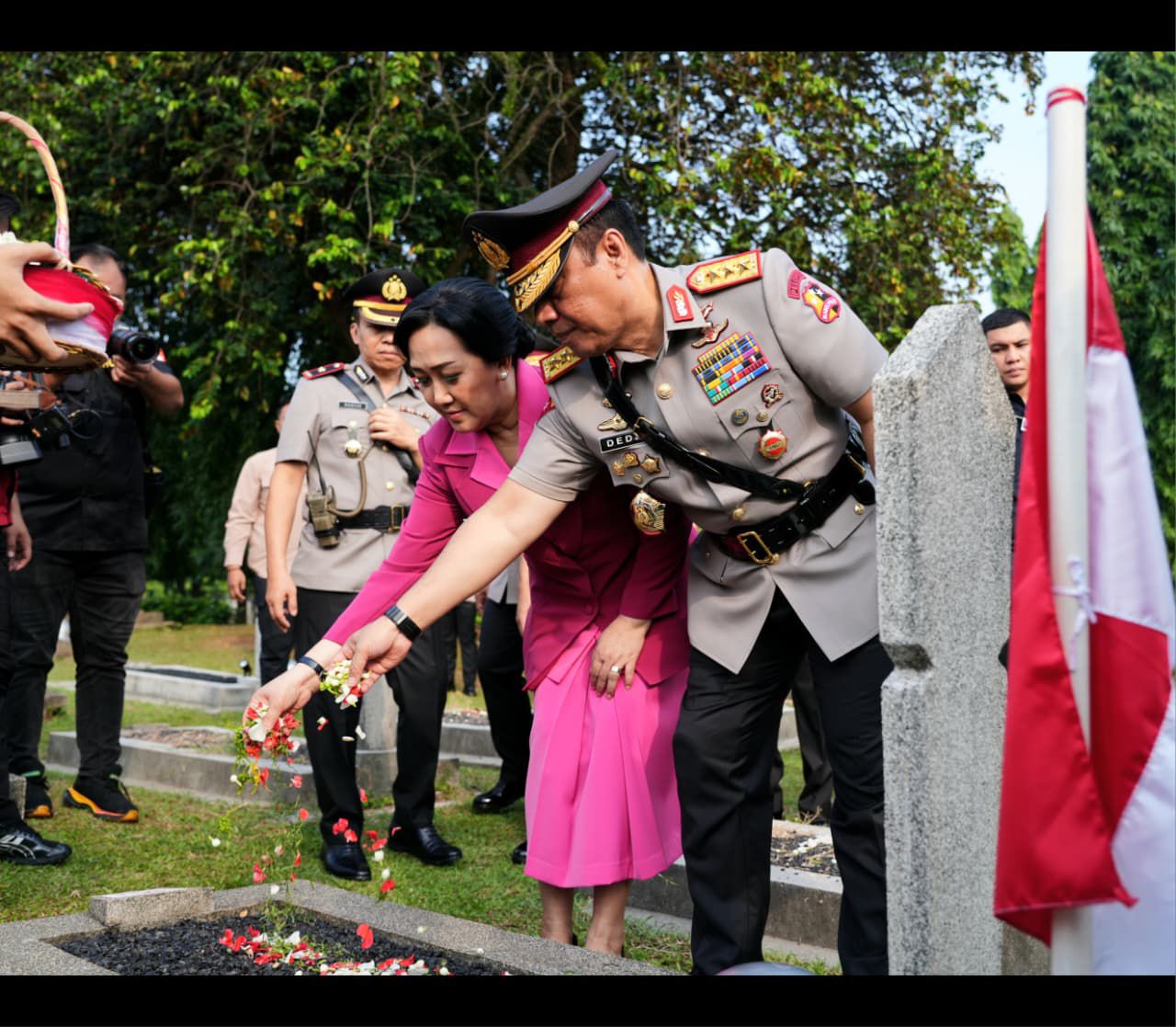 Wakapolri Pimpin Ziarah Nasional Menjelang Hari Bhayangkara ke-80