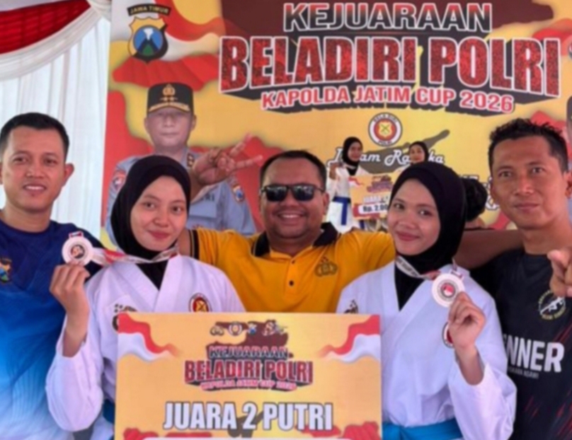 Polres Ngawi Sabet Dua Medali di Kapolda Jatim Cup 2026, AKP Marji Wibowo Pimpin Langsung Kontingen