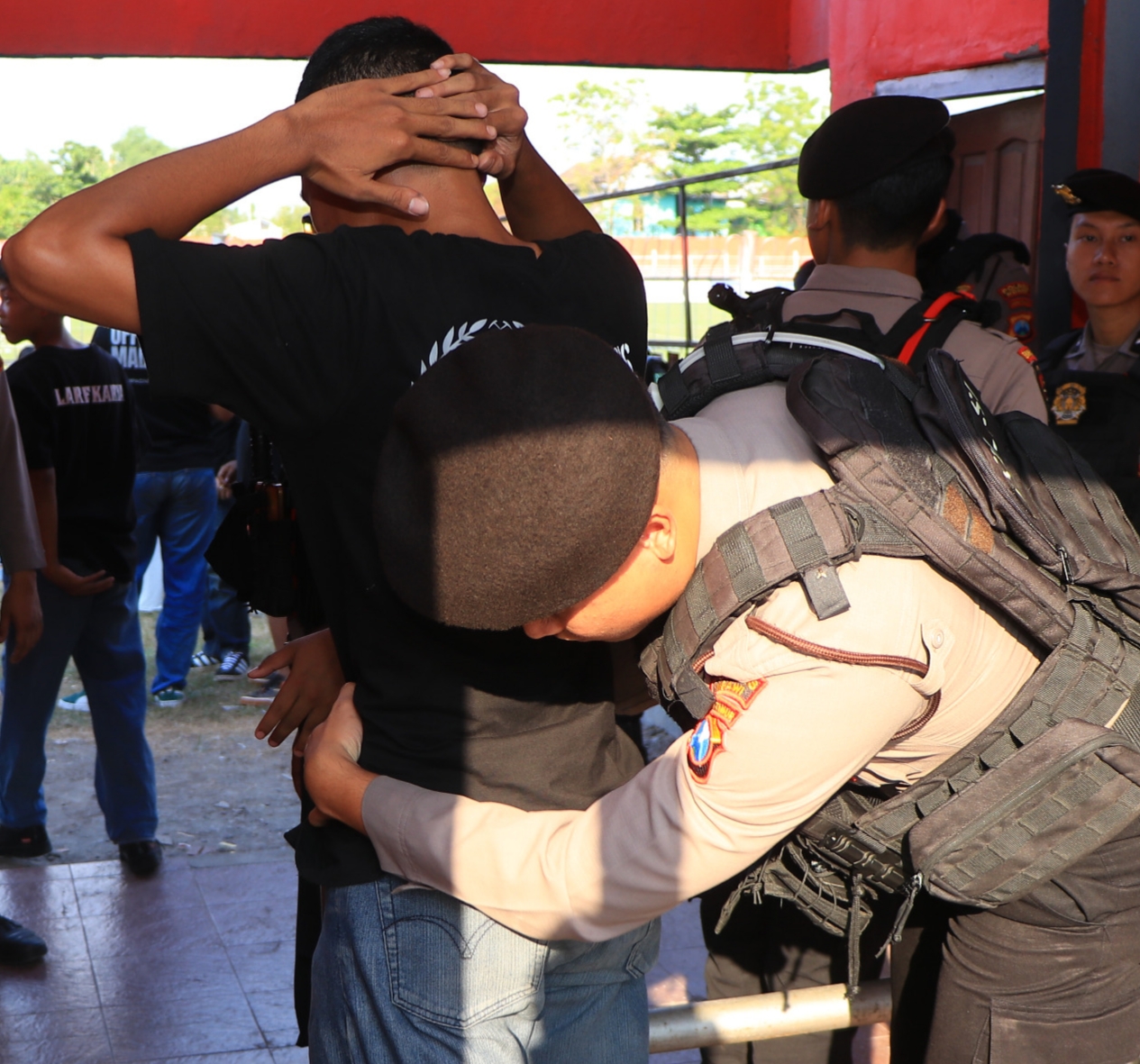 Polres Ngawi Amankan Liga 4 Nasional,  Penonton Capai 1.316 Orang