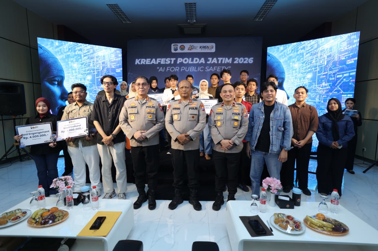 Hari Bhayangkara ke-80 Polda Jatim Dorong Pemanfaatan AI untuk Keamanan Publik