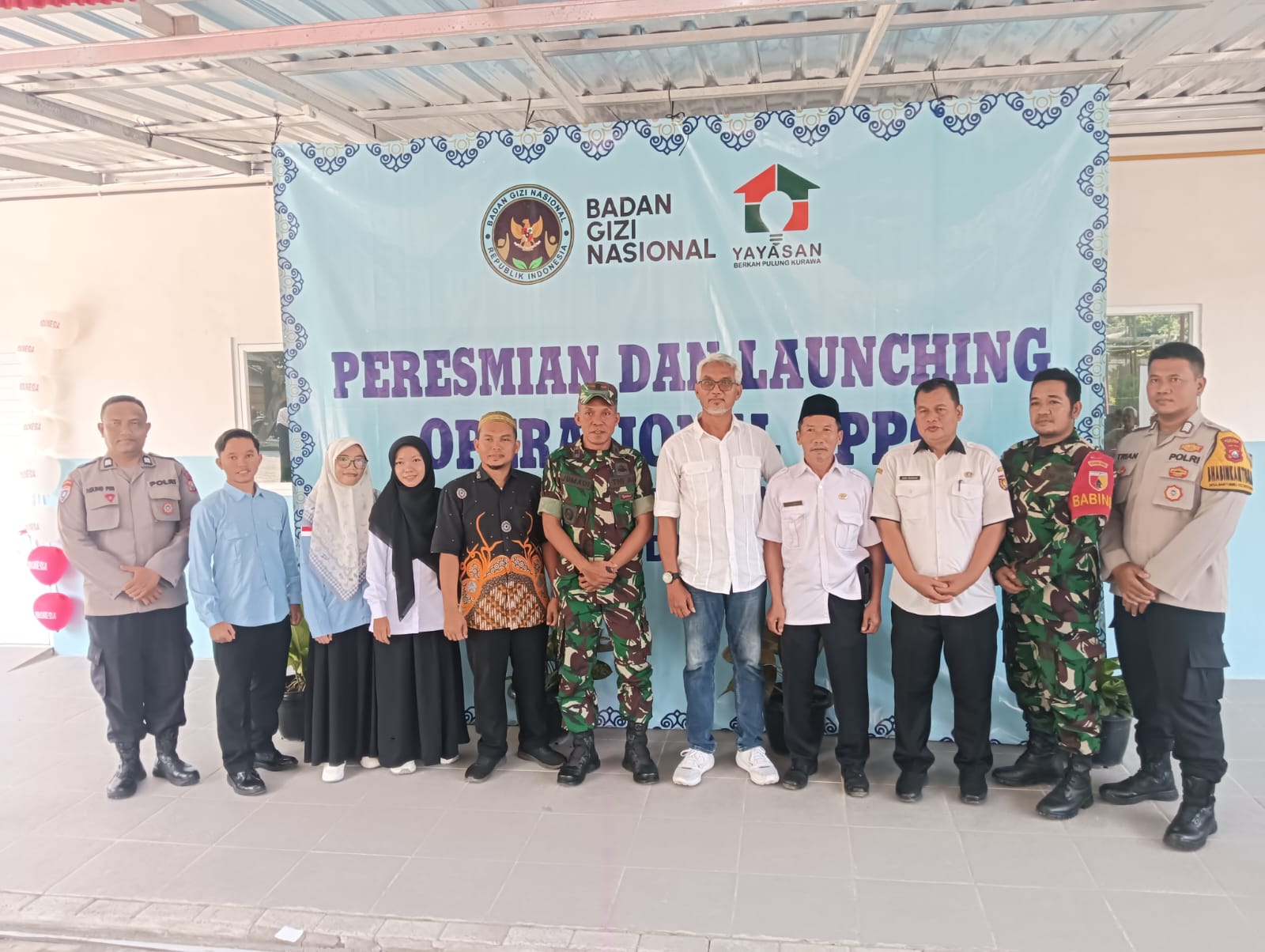 Danramil Widodaren Hadiri Peresmian dan Launching Operasional SPPG di Desa Kauman