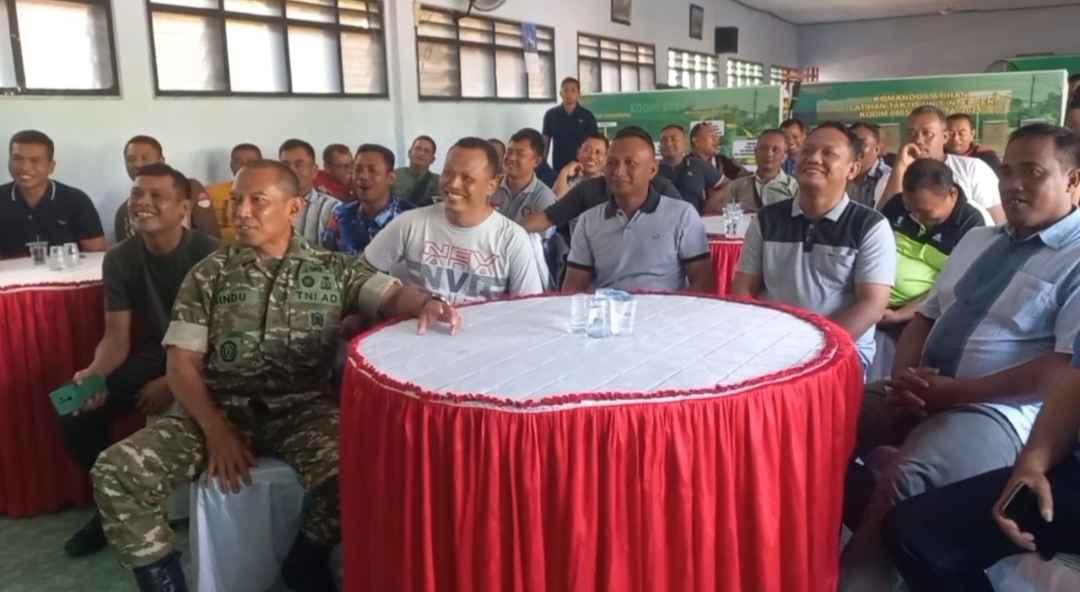 Kodim 0805/Ngawi Gelar Nobar Kebangsaan Piala Dunia 2026 Bersama Masyarakat