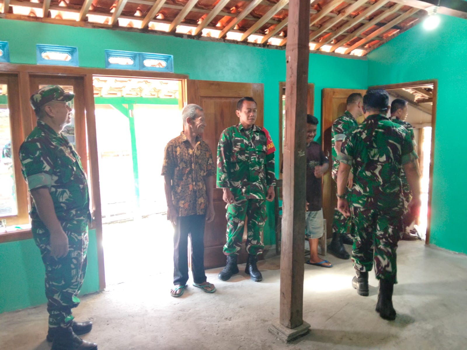 Tim Waslakgiat Kodam V/Brw Tinjau Rutilahu di Wilayah Kodim 0805/Ngawi