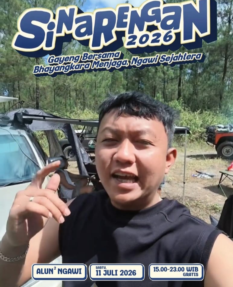 Denny Caknan Siap Meriahkan SiNARENGAN 2026, Polres Ngawi Ajak Warga Nikmati Hiburan