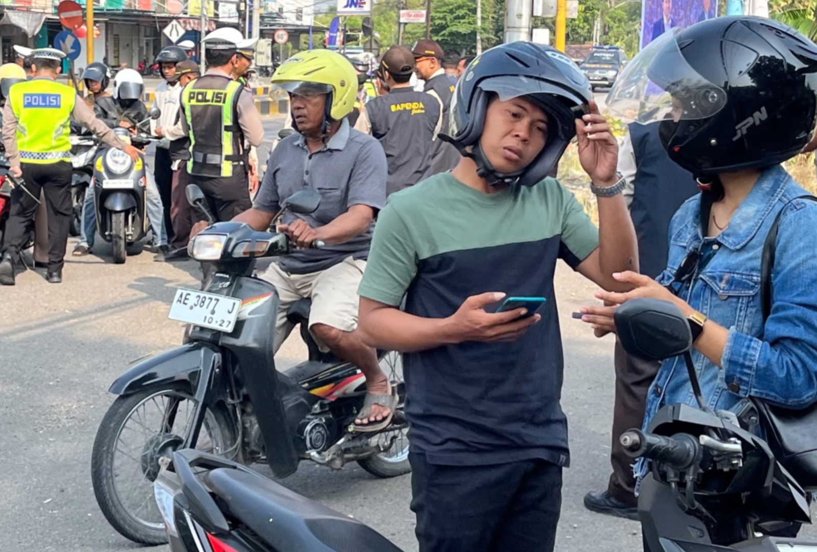 Operasi Gabungan di Ngawi, Polisi Tindak Puluhan Pelanggar