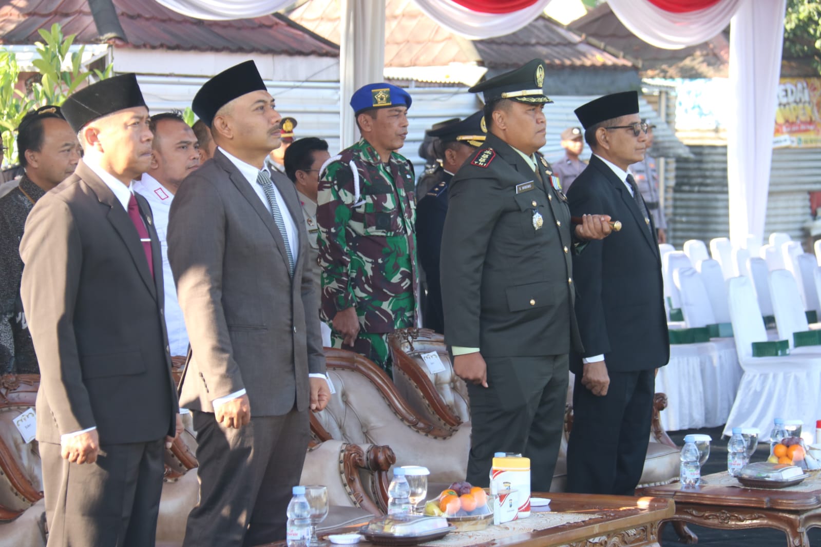 Dandim 0805/Ngawi Bersama Jajaran Forkopimda Hadiri Upacara HUT Bhayangkara Ke 80