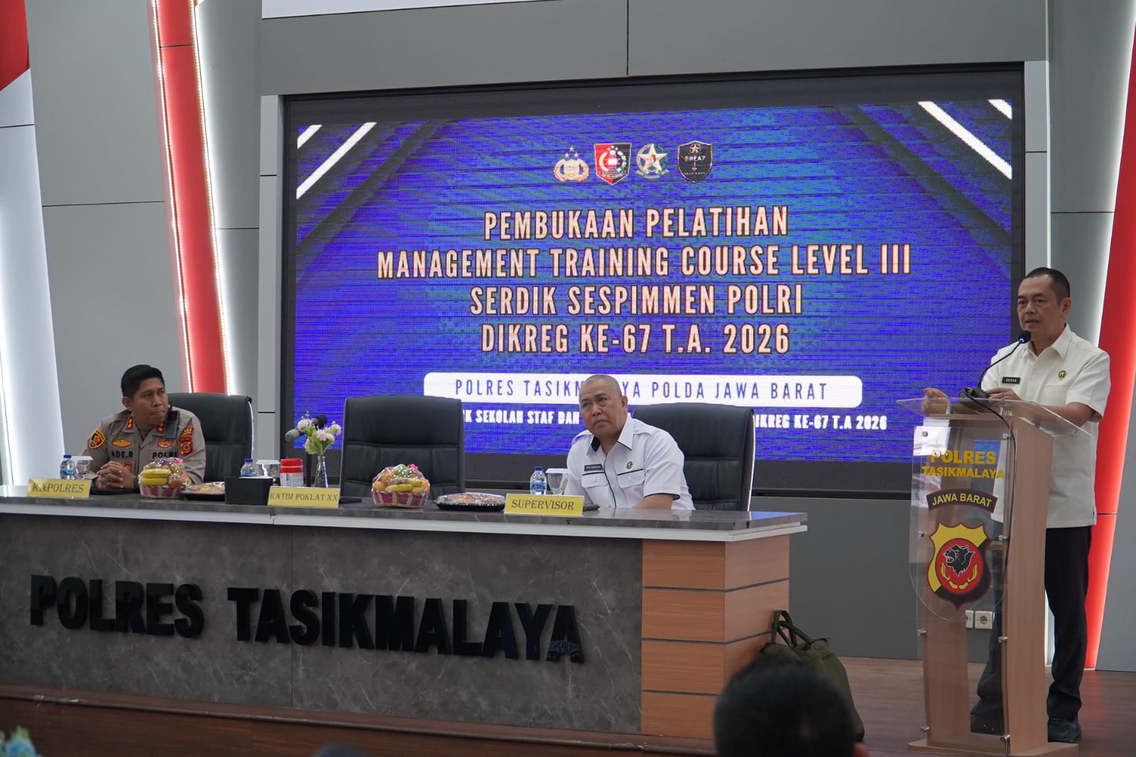 Serdik Sespimmen Polri Dikreg ke-67 Turun ke Tasikmalaya
