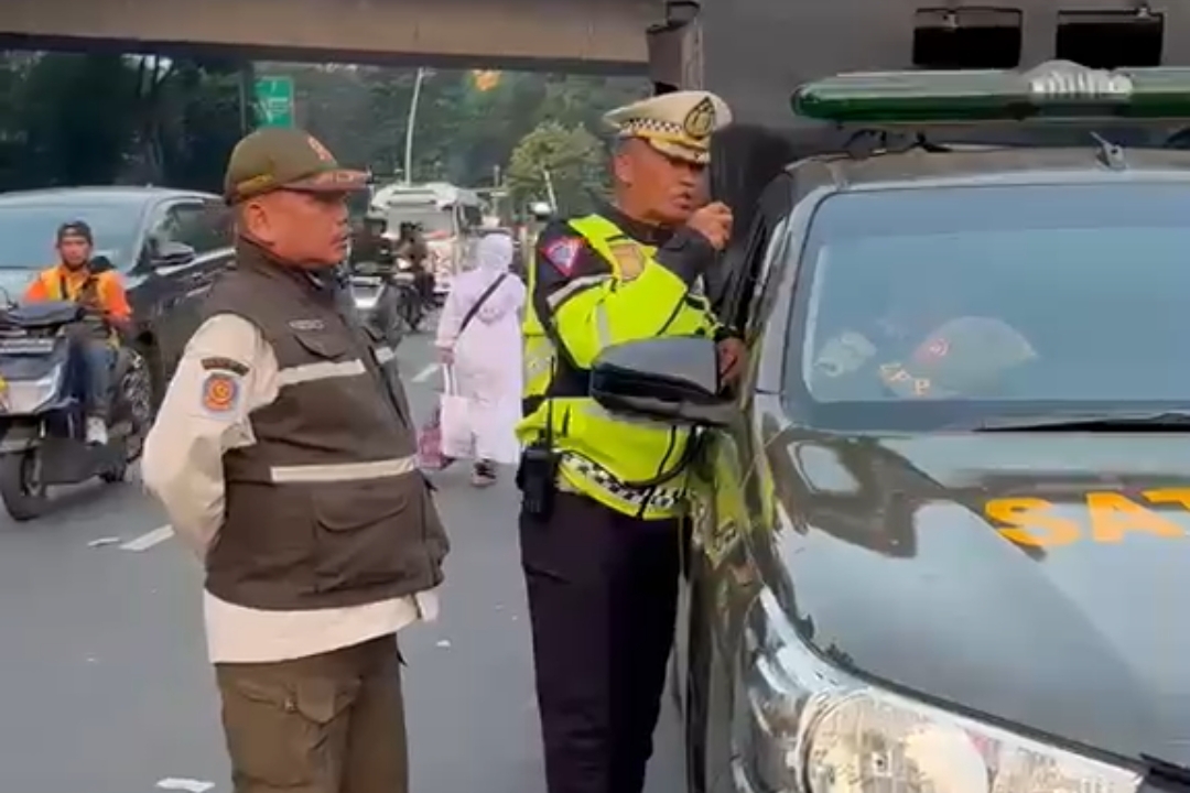 AKBP Ojo Ruslan Pimpin Pengamanan Lalu Lintas di Monas, Keselamatan Pengguna Jalan Jadi Prioritas