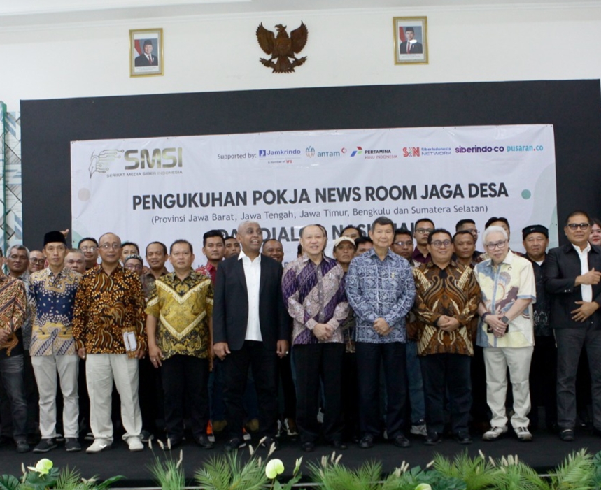 SMSI Kukuhkan Pokja Newsroom Jaga Desa, Perkuat Pers Mengawal Informasi dan Ketahanan Desa